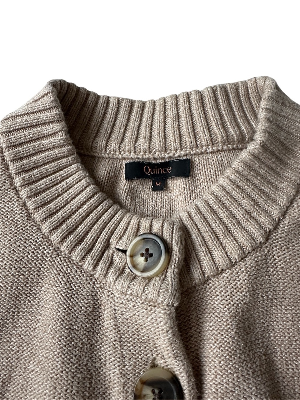 Quince 100% Organic Cotton Cropped Cardigan - Picture 5 of 11